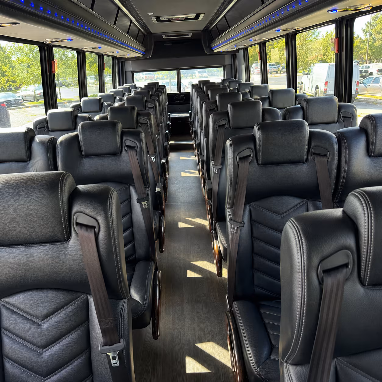 hayward private event transportation onboard seating